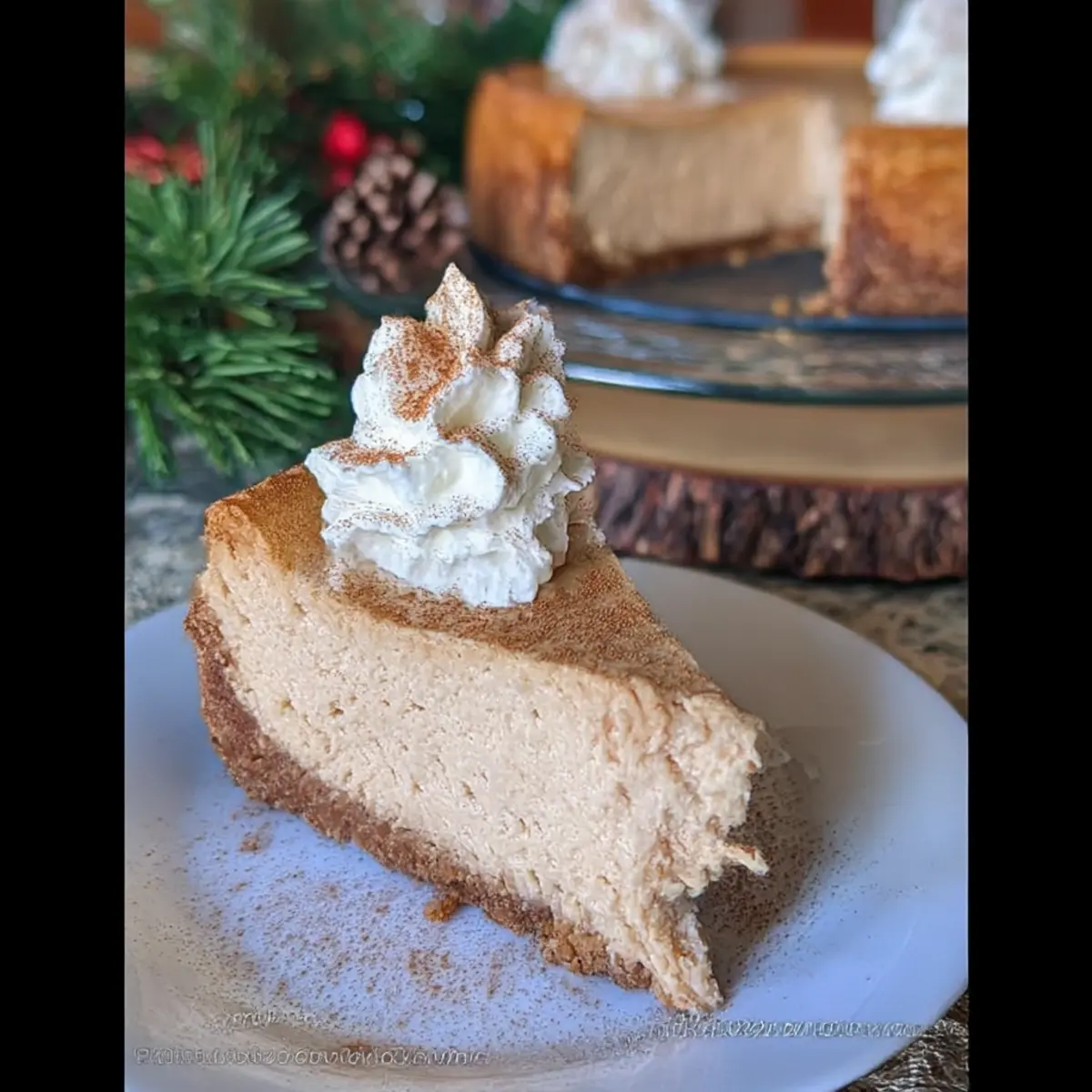 Holiday Spice Cheesecake