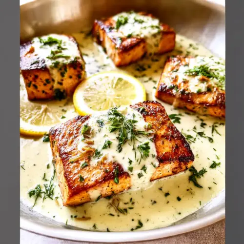 Mahi Mahi Fish in Lemon Garlic Cream Sauce