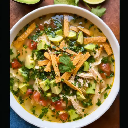 Chicken Avocado Lime Soup