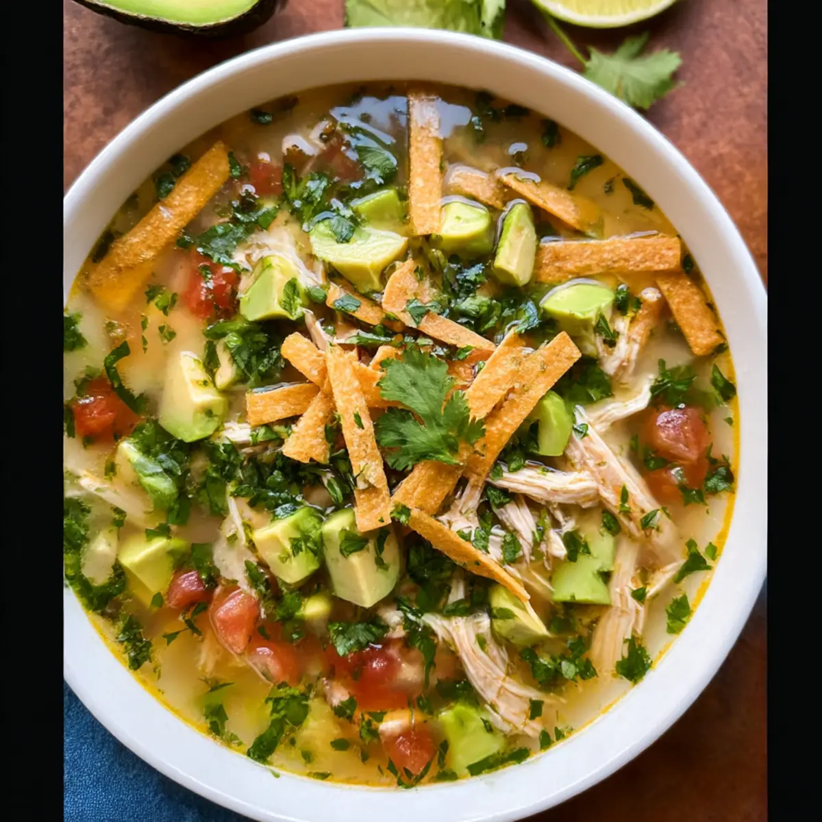 Chicken Avocado Lime Soup