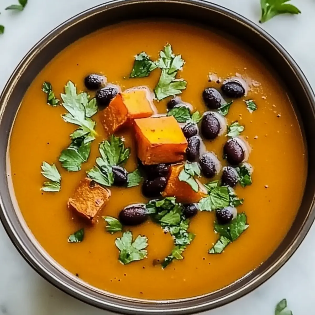 Sweet Potato & Black Bean Soup Recipe