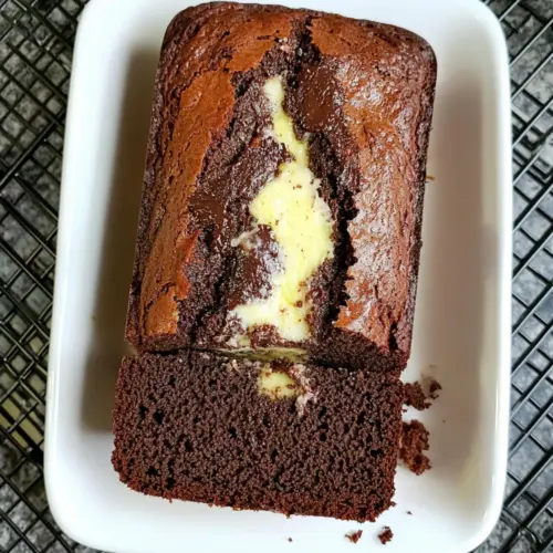 Cream Cheese Swirl Chocolate Zucchini Bread
