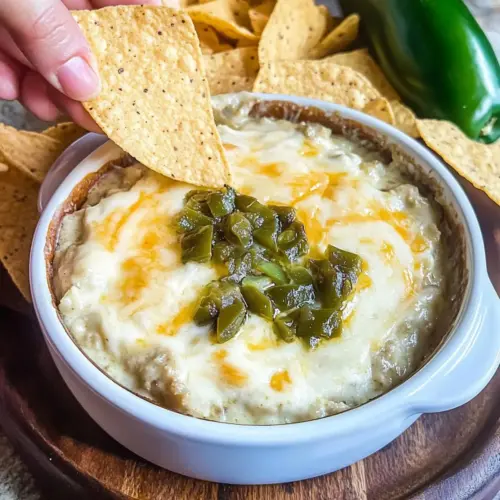 Hatch Green Chile Cheese Dip